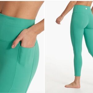 Women's Green High-Waisted Leggings